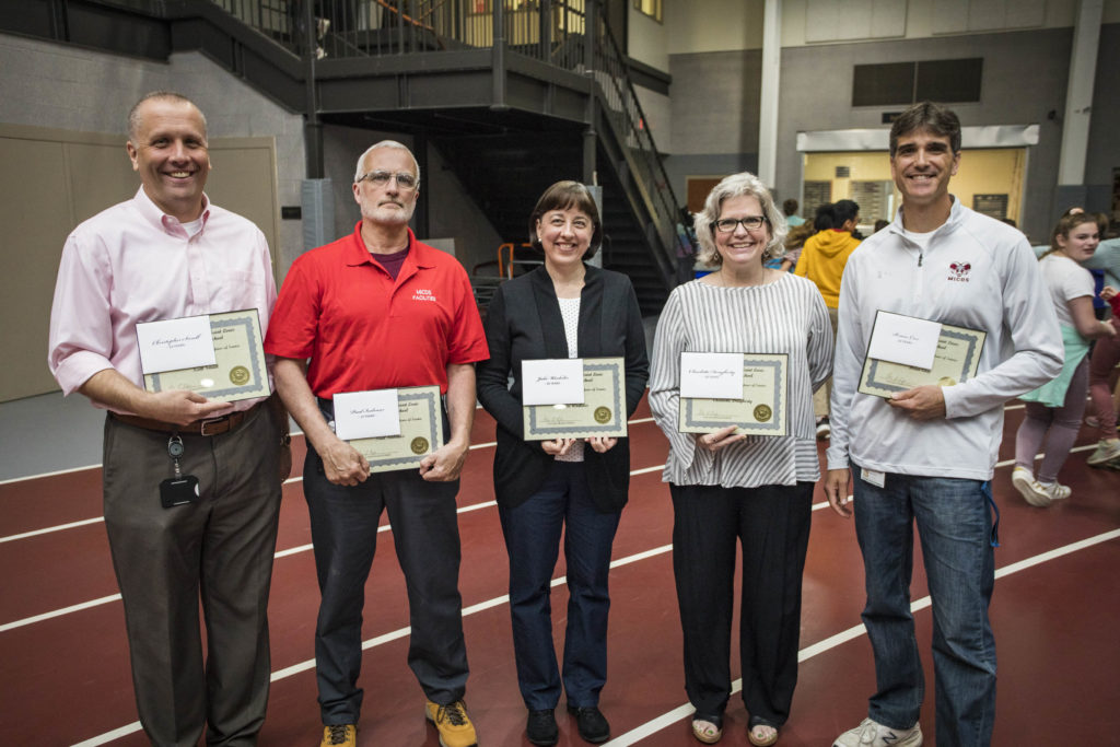 MICDS faculty and staff recognized for 20 years of service.