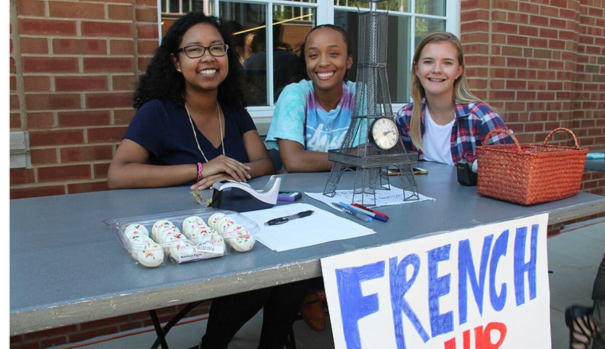 French Club at the Activities Fair
