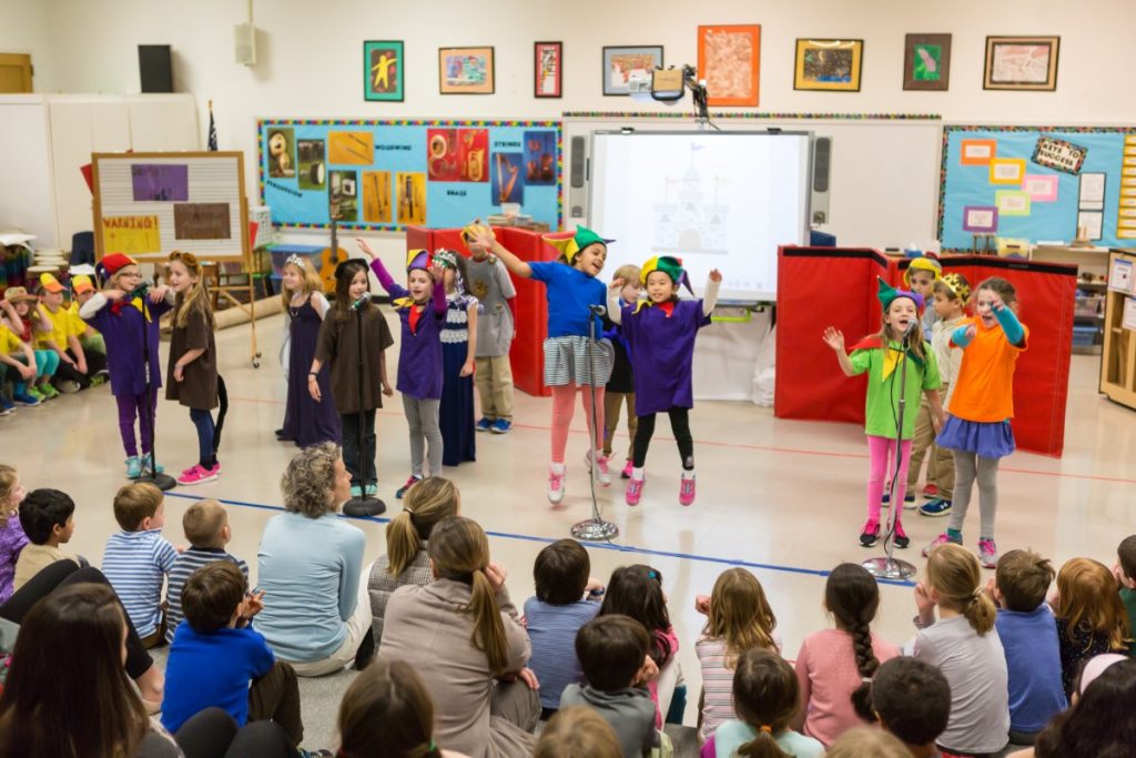 Second Graders perform original operas