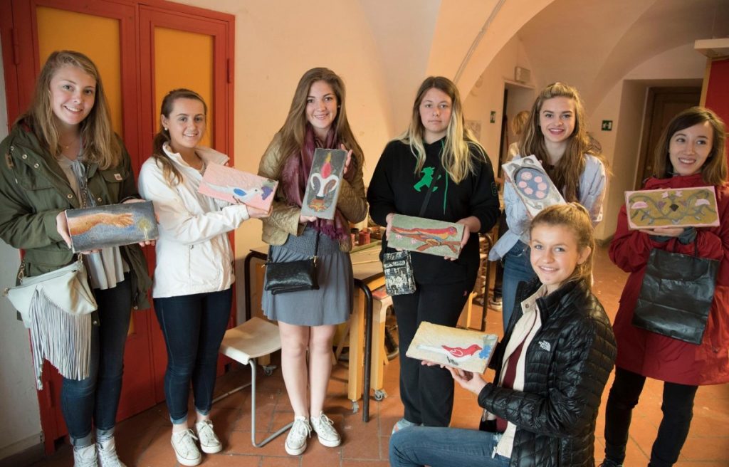 Students visit Florence on their trip to Europe