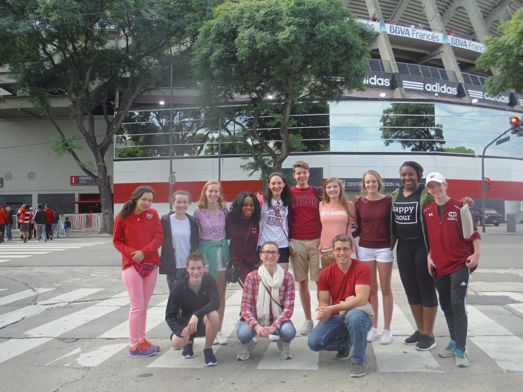 Students visit Argentina for the Exchange Trip