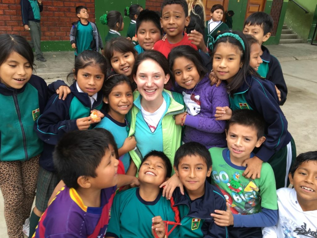Students on the Peru Service Trip