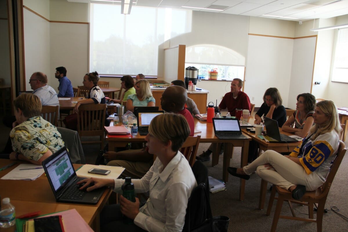 Math and Science Faculty Participate in the STEM Retreat