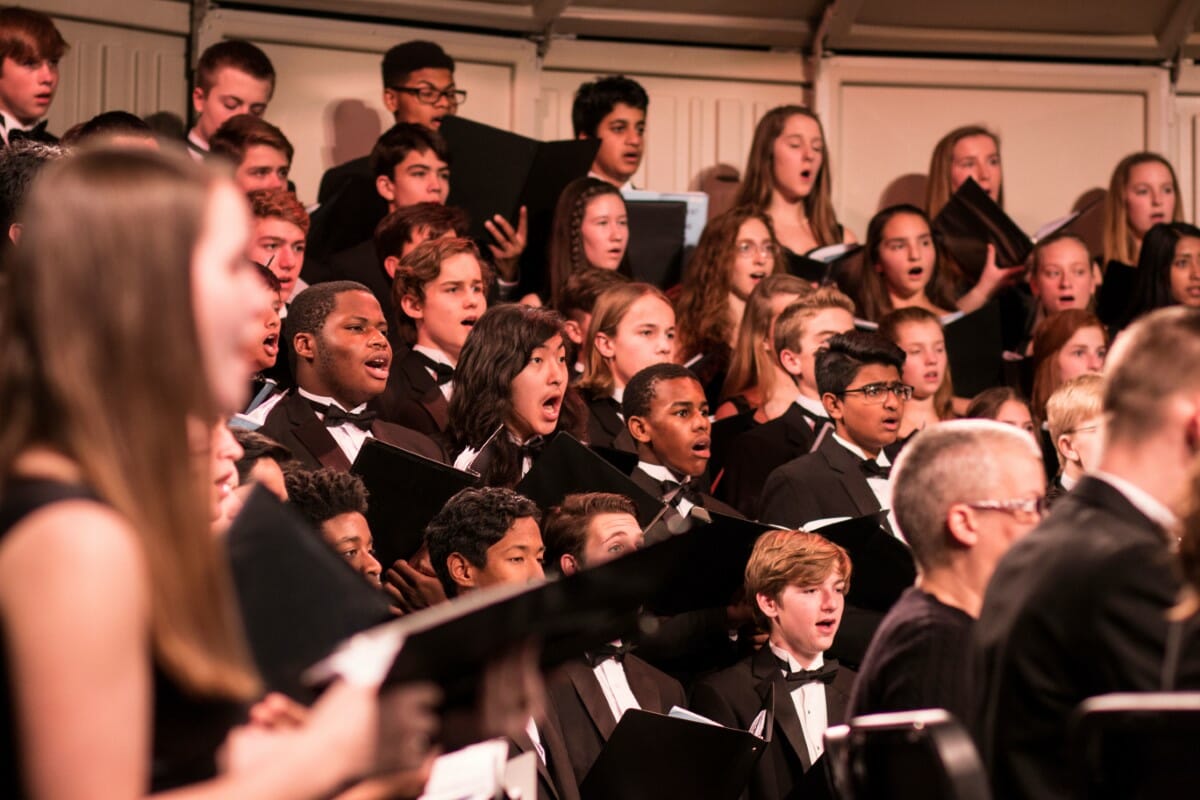 Students perform the annual Winter Masterworks concert