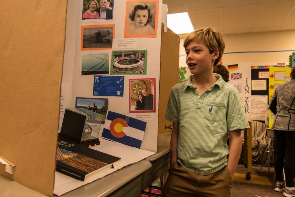 Third Graders host the family history museum