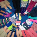 SK Students show off their crazy socks to celebrate Doctor Seuss