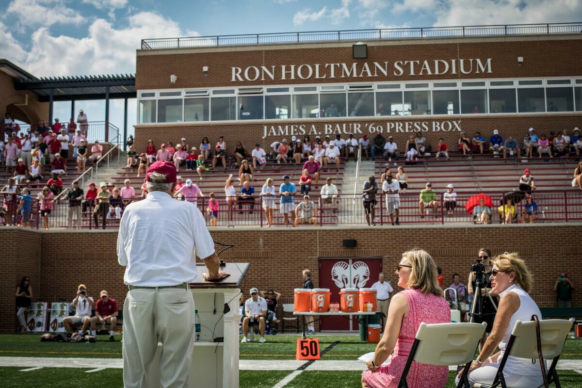 Coach Holtman Stadium Dedication