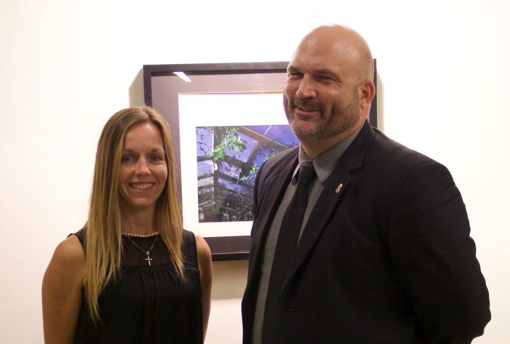 Agents Matt Brummund and Karen Feeney in the Messing Gallery