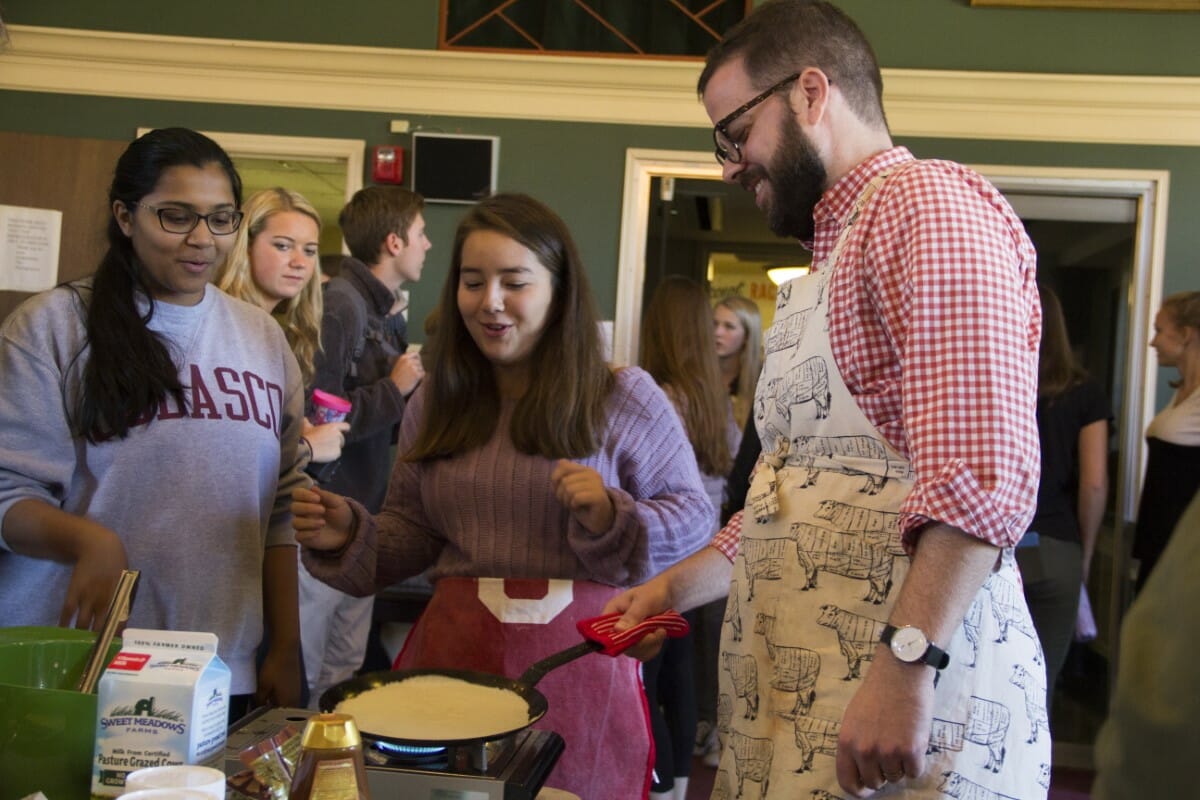 Students celebrate the third annual Fête de la Gastronomie