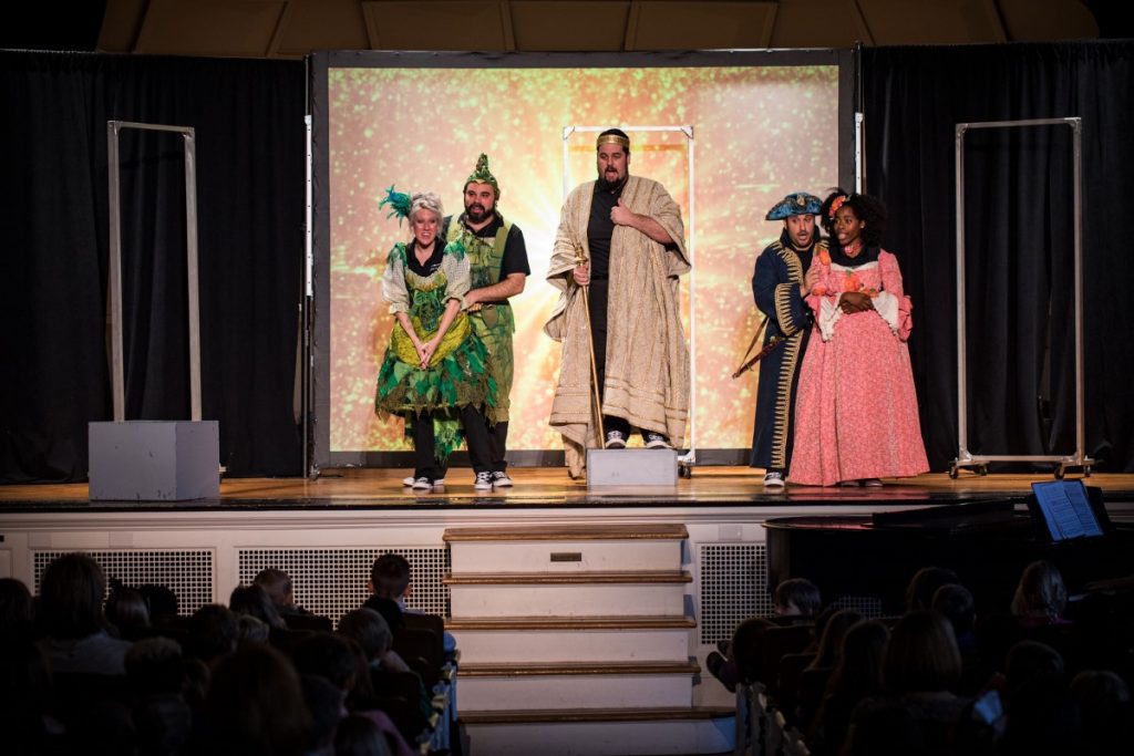 The Saint Louis Opera on the Go singers visit the Lower School