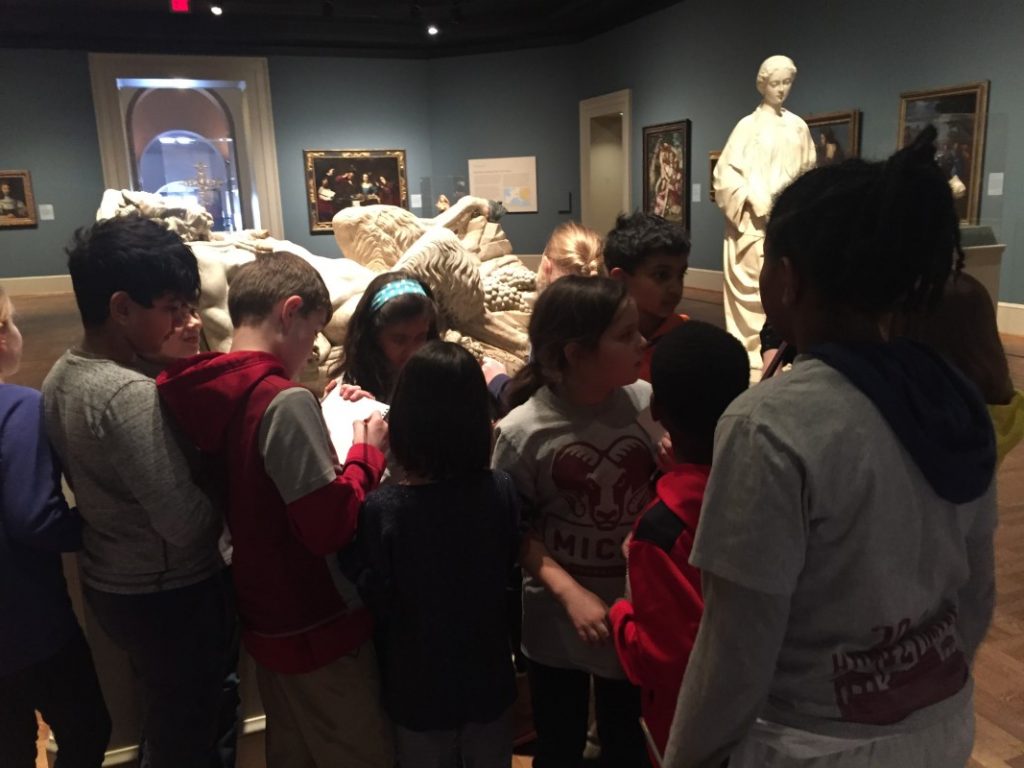 Third Graders at the Art Museum