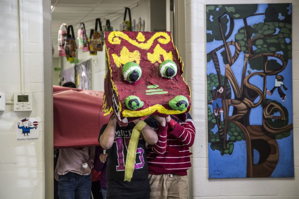 Lower School students celebrate the Chinese Lunar New Year