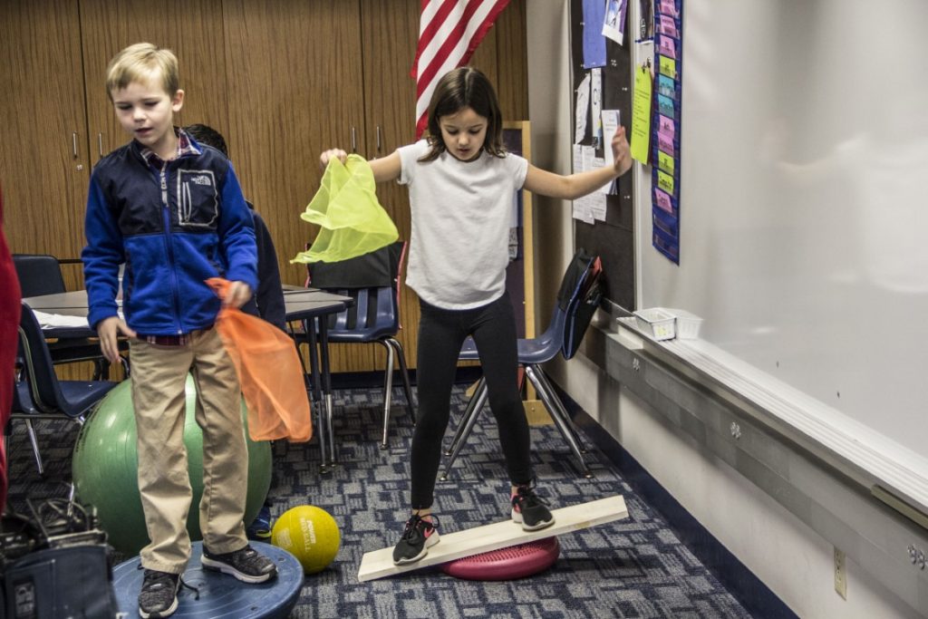 Second Graders showcase their winter olympics projects