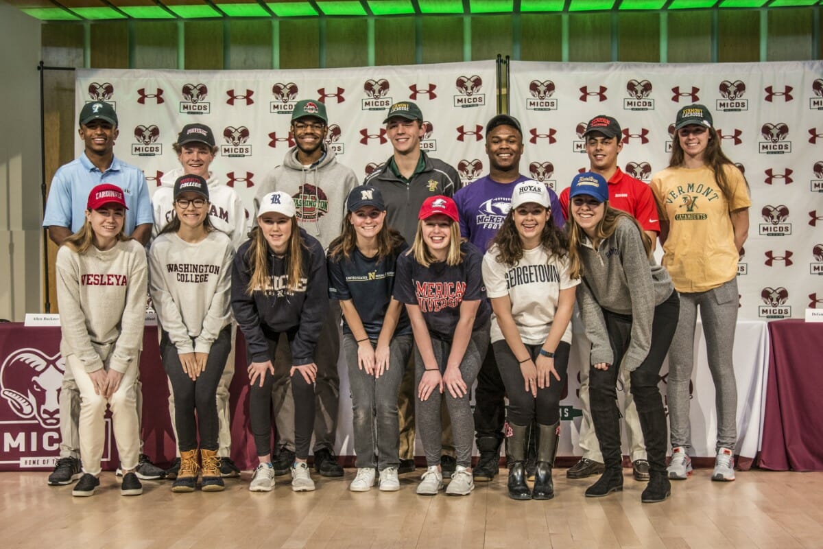 Students sign letters of intent for College Signing Day
