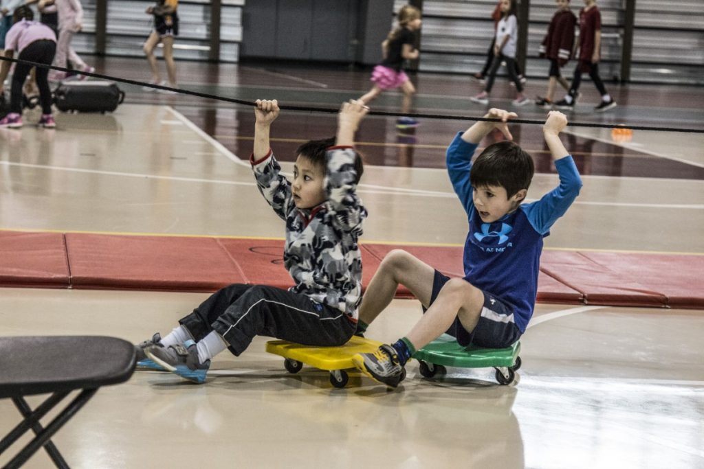 Middle Schoolers participate in Jump Rope for Heart