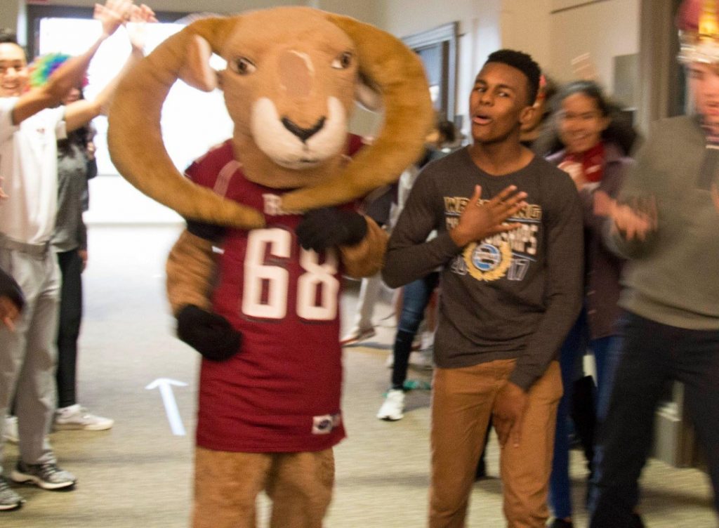 The Ram appears in the Lip Dub