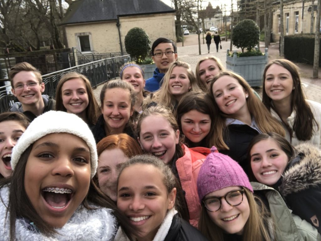 selfie in Bayeux