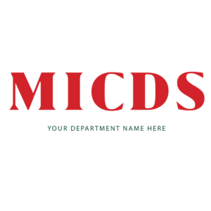 MICDS Department and Org Wordmarks