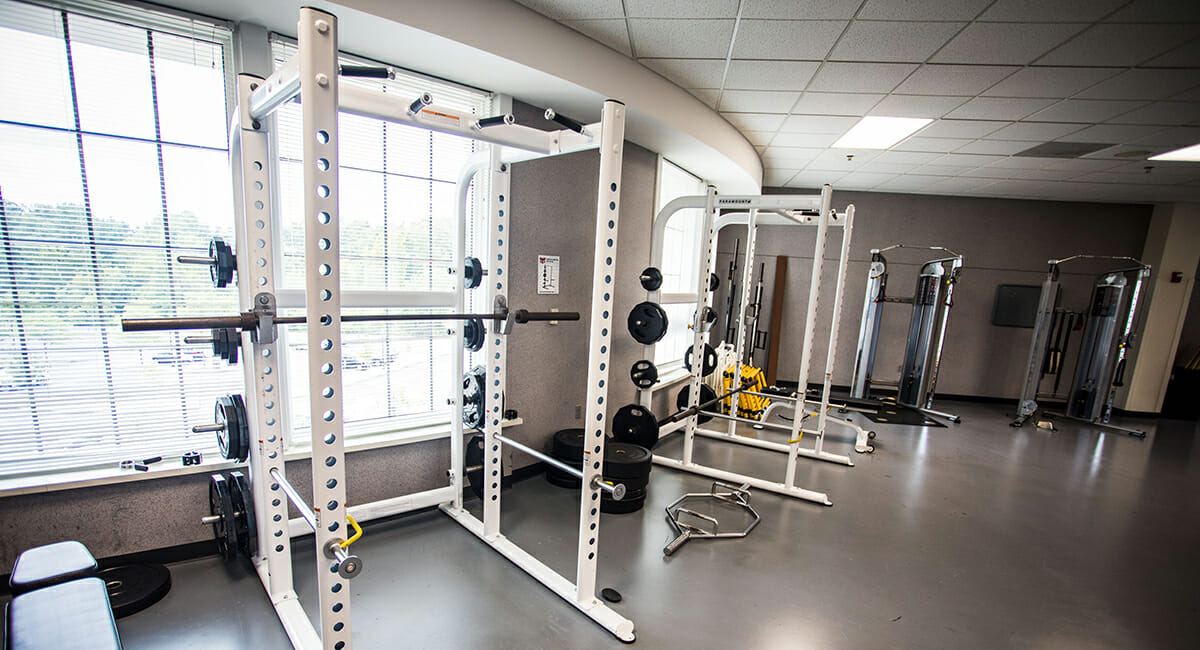 Strength Training Equipment at Fitness Center