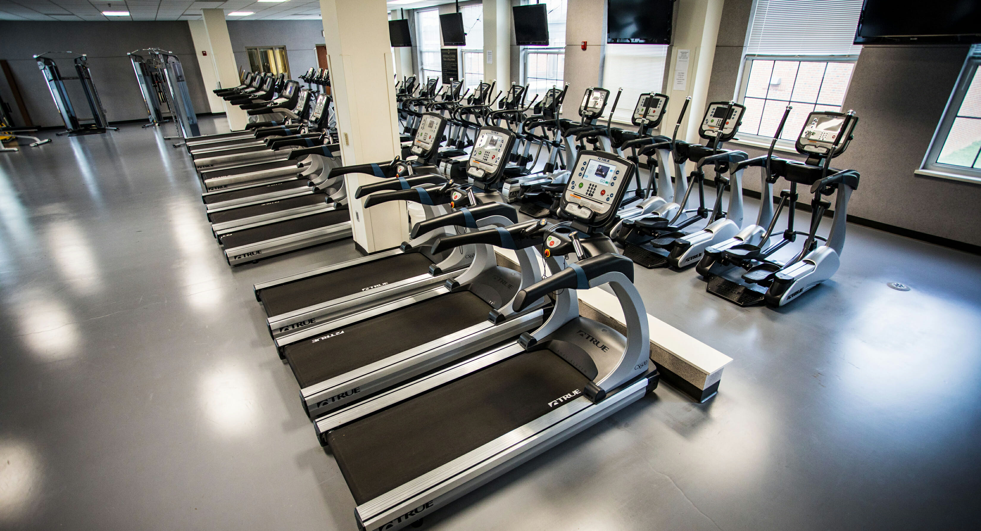 Treadmills at Fitness Center