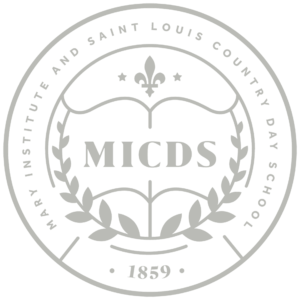 MICDS Emblem Gray