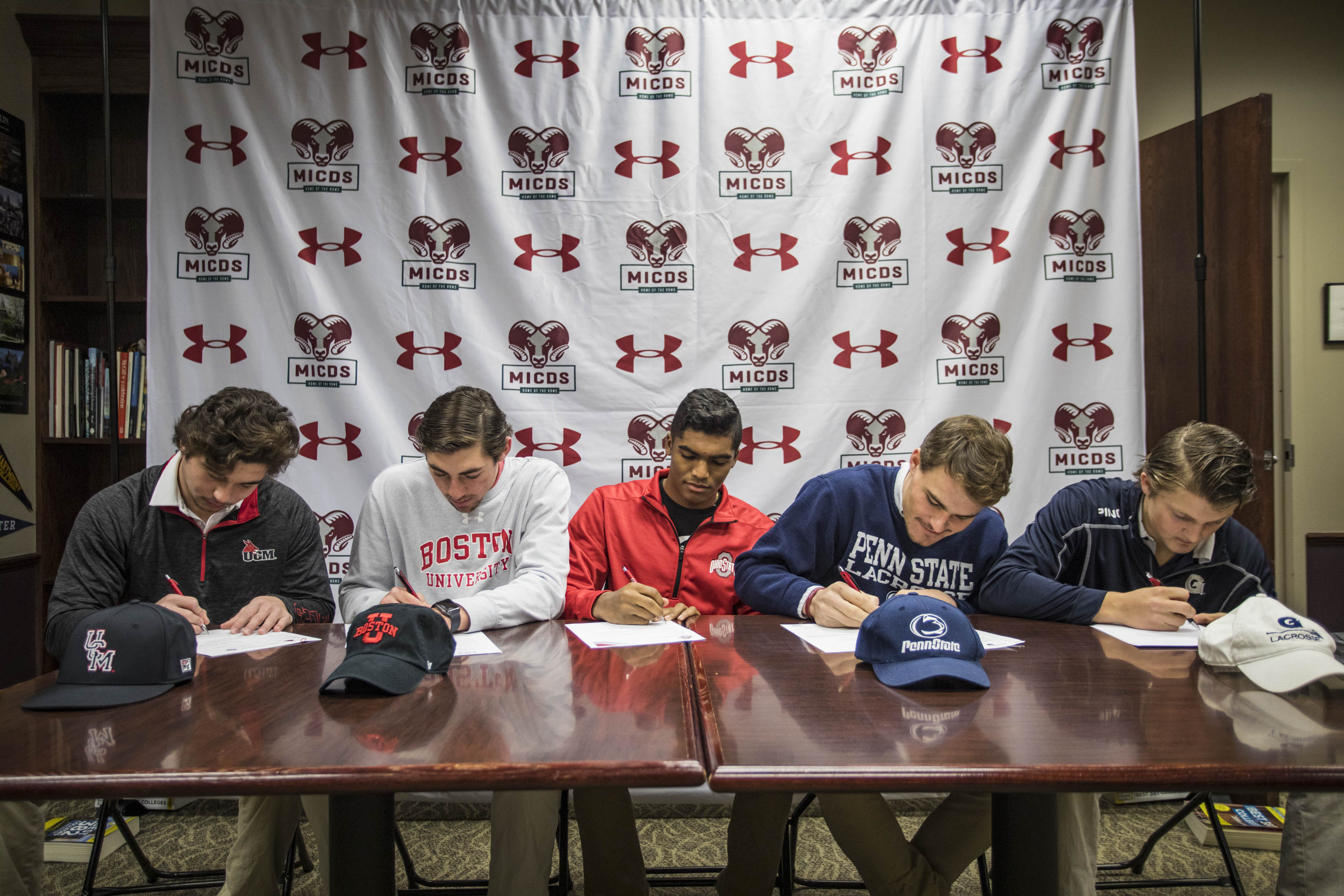 StudentAthletes Sign Letters of Intent on Early College Signing Day