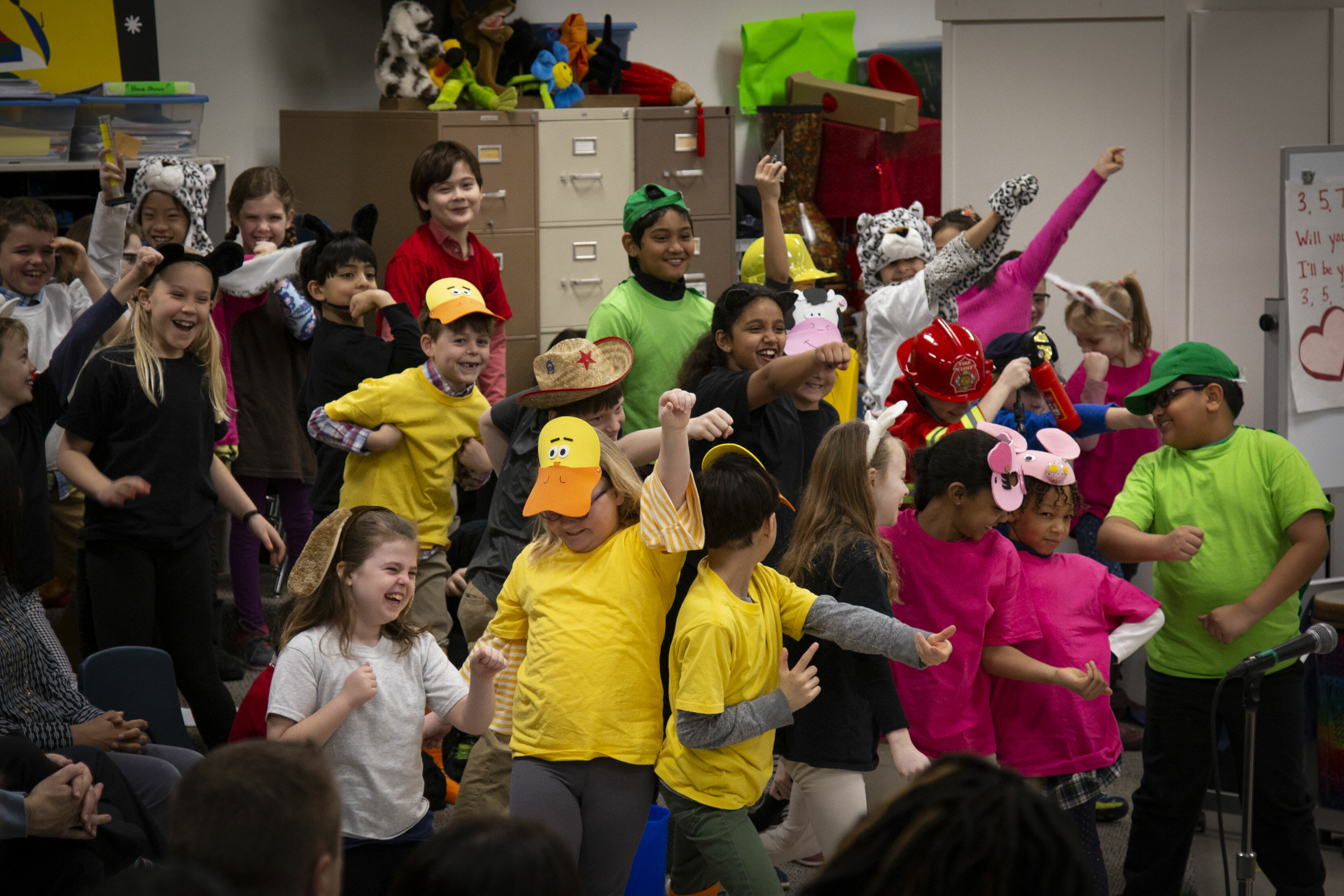 MICDS second graders perform at the Beasley Opera