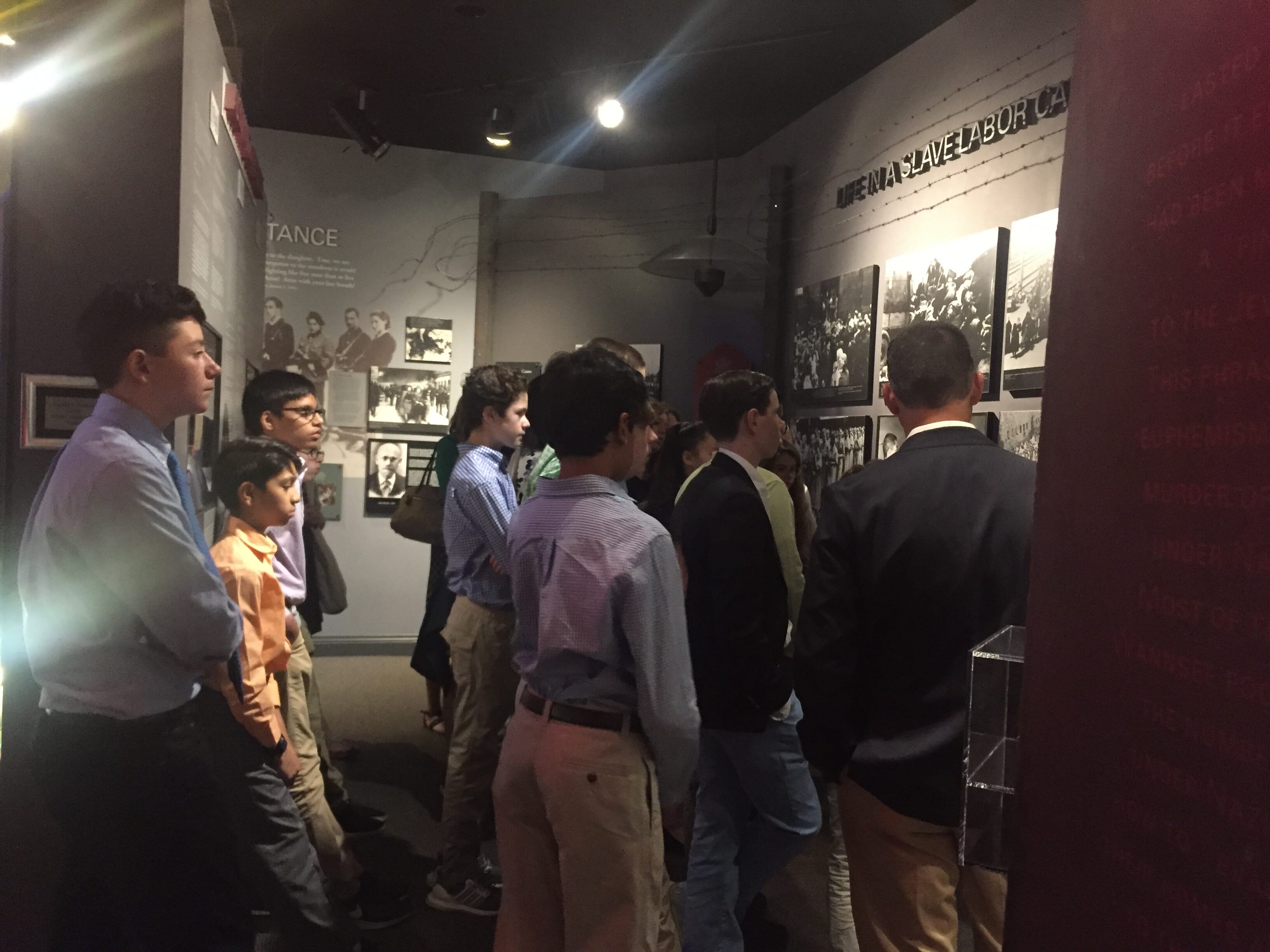 MICDS 7th Graders visited the Holocaust Museum & Learning Center.
