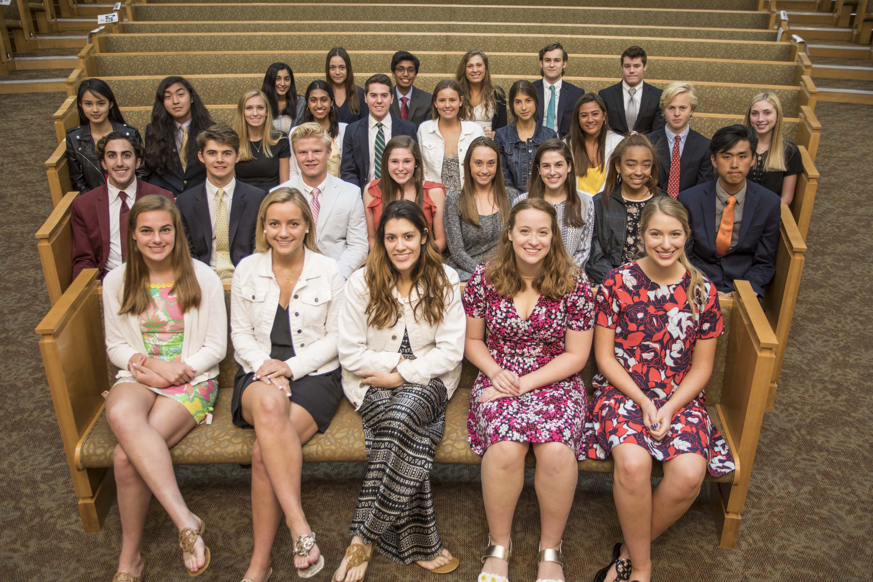 Twenty nine MICDS students from the Class of 2019 were inducted into the Cum Laude Society on April 12.