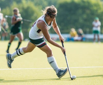 Molly Christopher playing field hockey