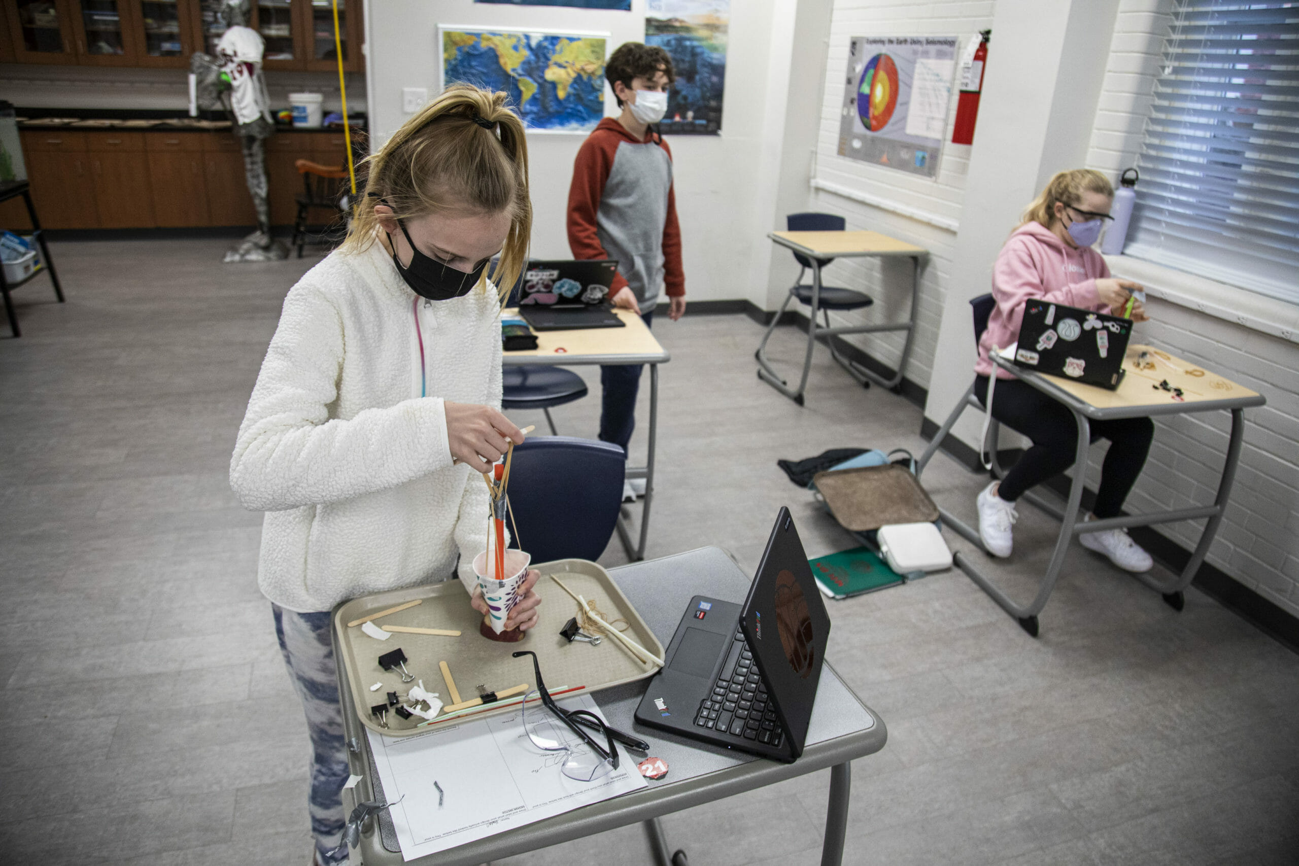 Students build Asteroid Samplers in Science